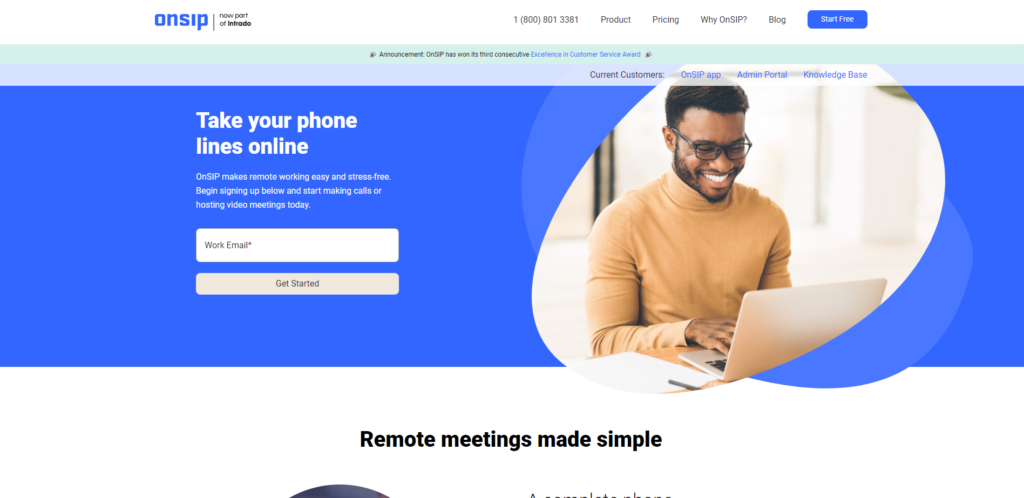 Free VoIP phone services: OnSIP
