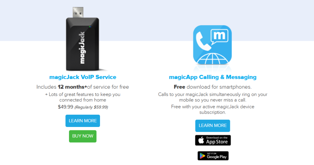 magicJack app and VoIP service